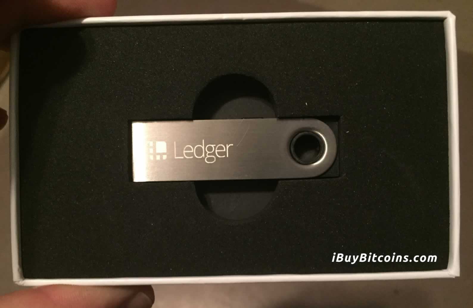 Ledger Nano S Bitcoin Wallet Inside the Box