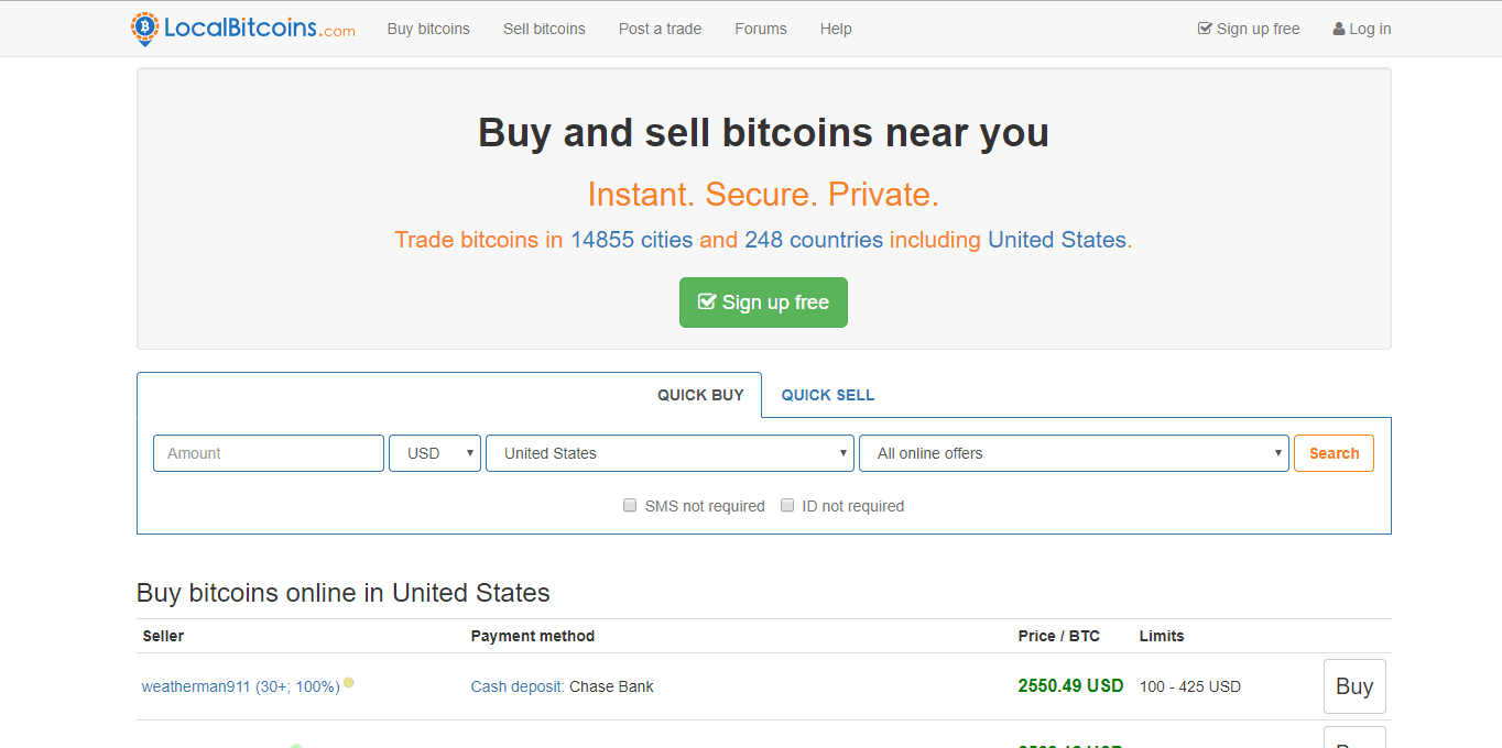 buy and sell bitcoins near you